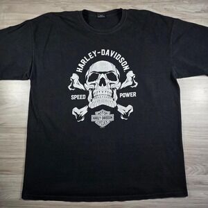 Vintage Harley Davidson Skull Los Angeles Bartels' Tee Shirt